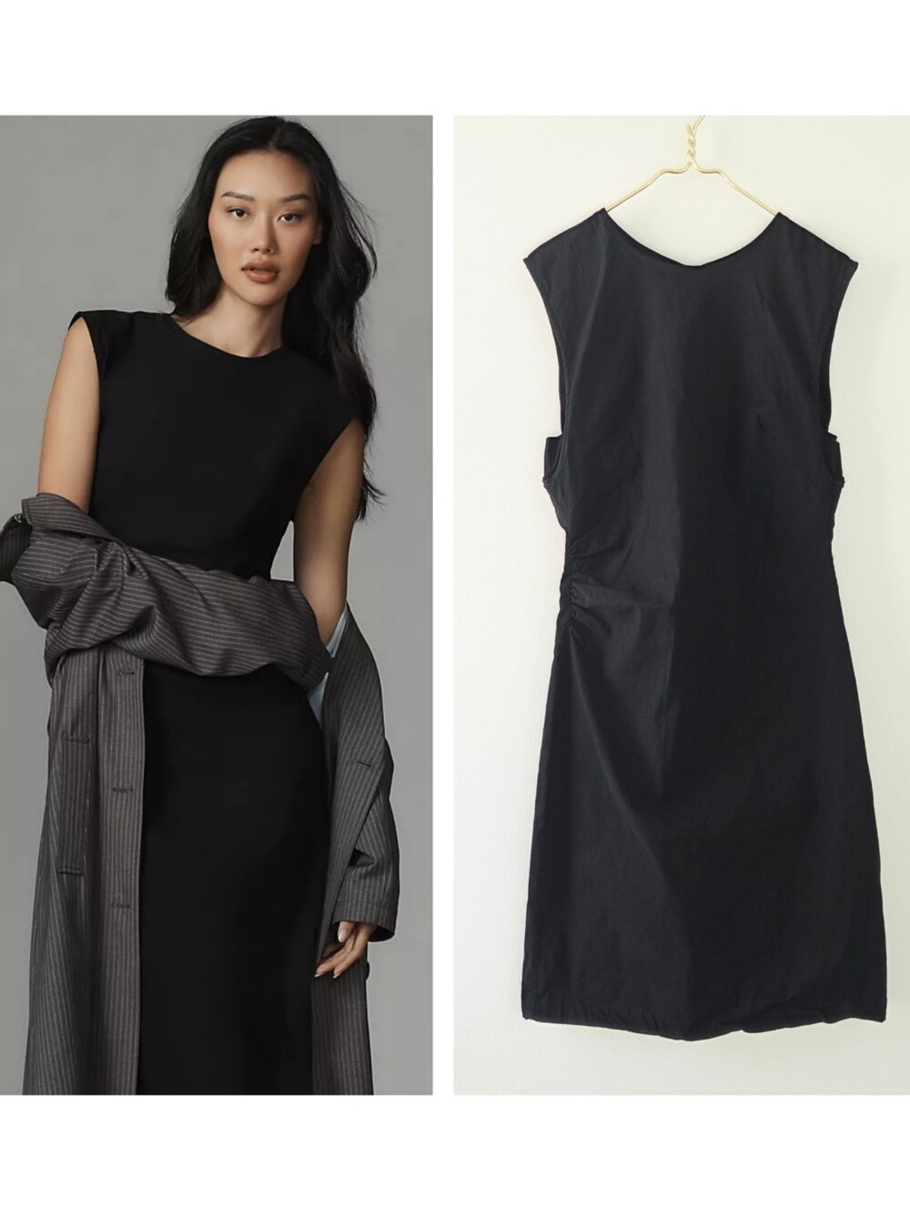 Maeve Anthropologie Magic Fabric Cap Sleeve Ruched Dress Size XL